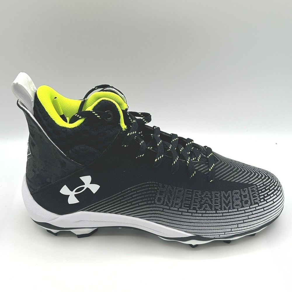Under Armour  Hammer 2 MC Football Cleats Men's 11,EU:45,Black/Neon,3027306-001